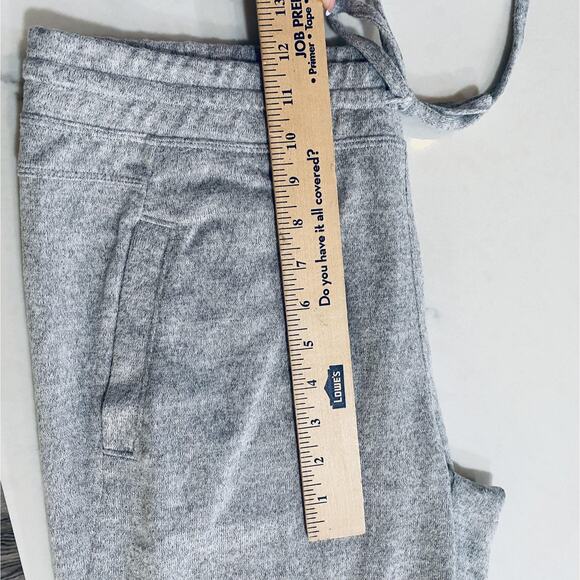 Talbots Pants Womens Medium Gray Joggers Sweatpants Lounge Drawstring Pockets - Picture 5 of 7